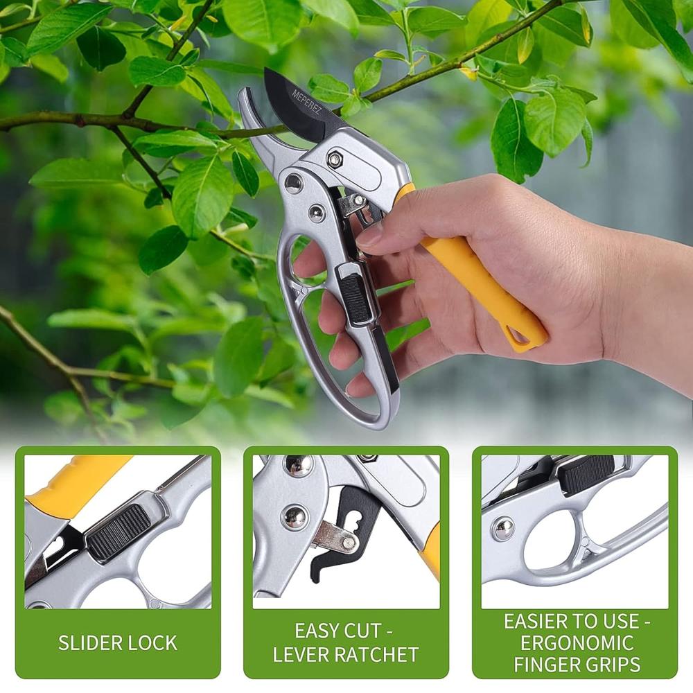 Pruning Shears, Gardening Shears, Enhanced Garden Shears Pruning Machine - Color: Mix