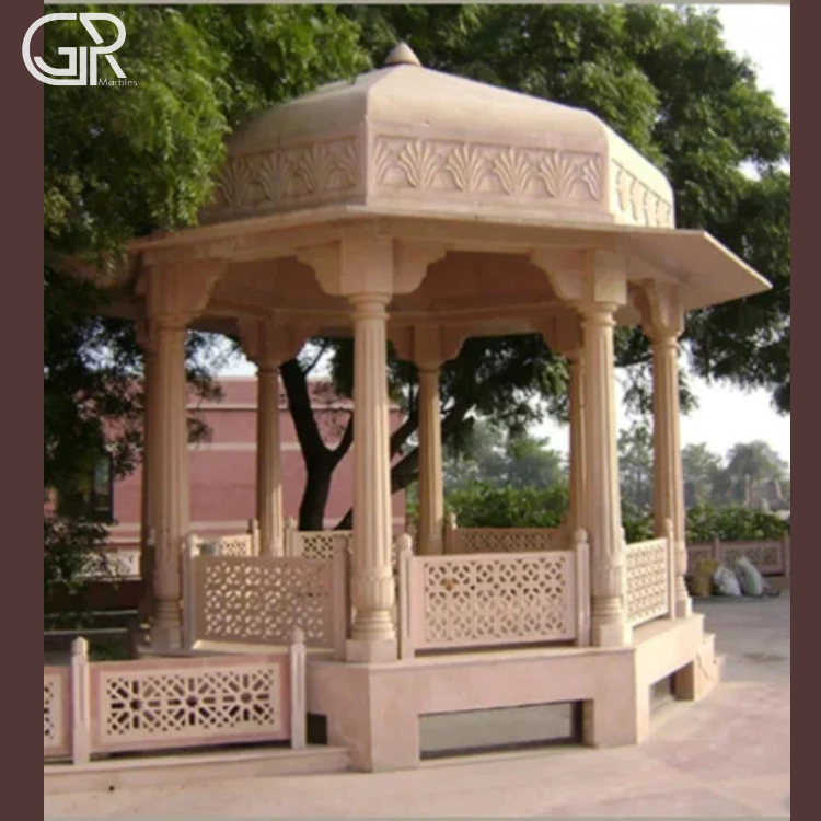 Square Sandstone Gazebos