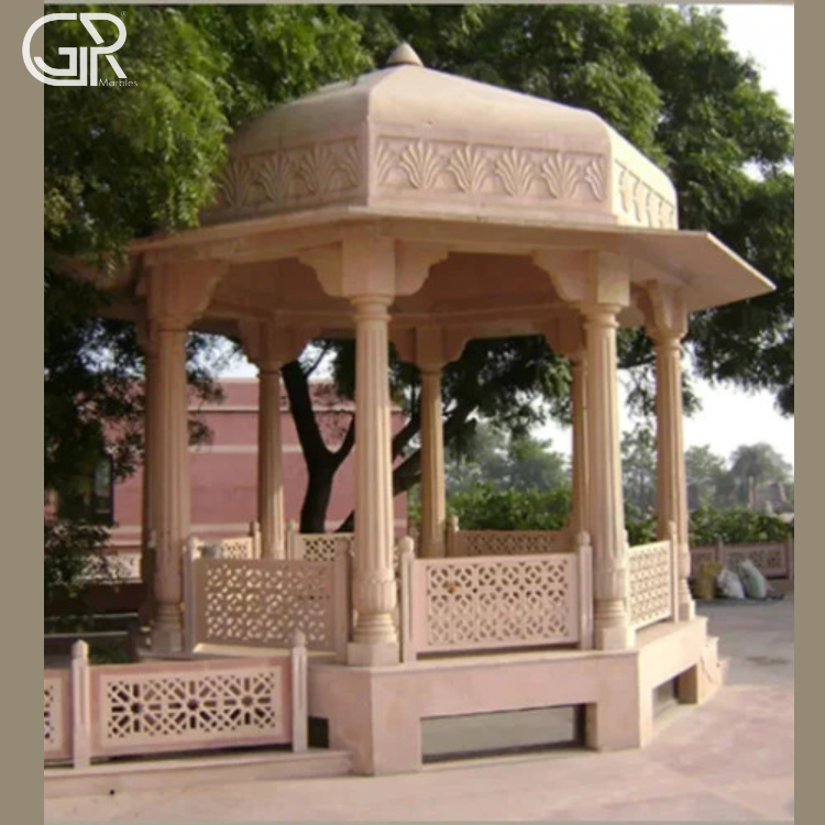 Square Sandstone Gazebos