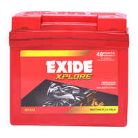 Xltz5a Exide Motorcycle Battery - 12v, 113x70x105 Mm, Red | Lead-calcium Technology, Agm, Flame Arrestor, Maintenance-free