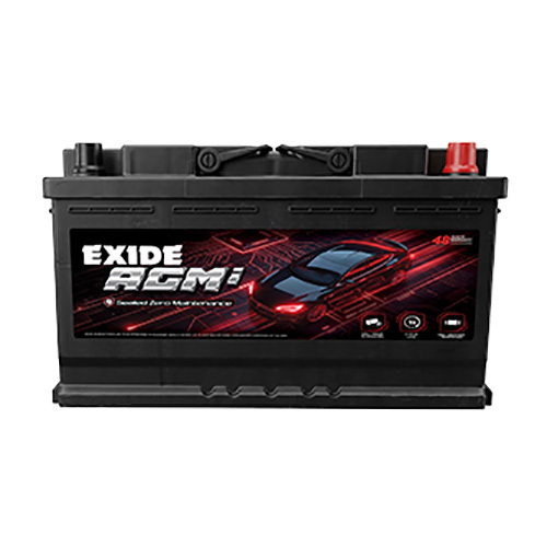 Exide Agmi Din95 (95Ah) Battery 48Months Warranty (24 Foc And 24 Pro-Rata) - Car Make: Suitable For Various High-End Cars (Bmw