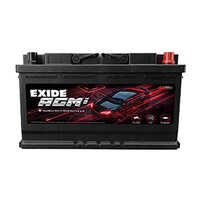 Exide Agmi Din95 (95ah) Battery 48months Warranty (24 Foc And 24 Pro-rata) - Car Make: Suitable For Various High-end Cars (bmw