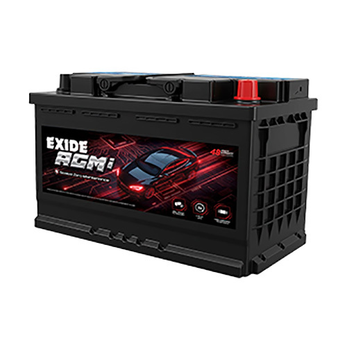 Exide Agmi Din60 (60Ah) Battery 48Months Warranty (24 Foc And 24 Pro-Rata) - Dimension (L*W*H): 278 X 175 X 190 Mm Millimeter (Mm)