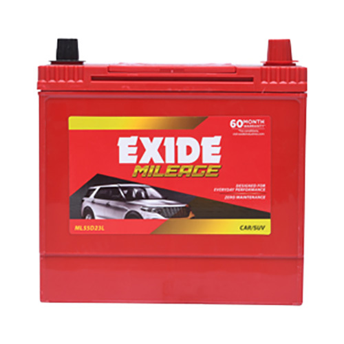 EXIDE MILEAGE 54Ah ML55D23L Car Battery 60 Months Warranty (30 FOC and 30 Pro-Rata)