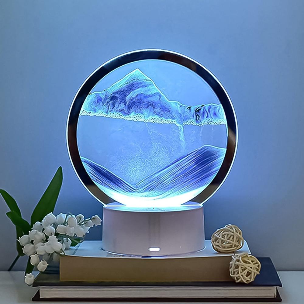 5 Color Light Moving Sand Art Picture (1 Pc) - Color: Mix