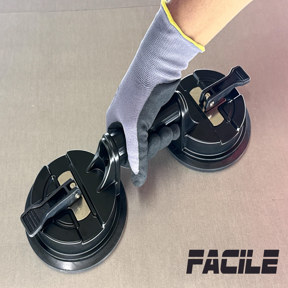 Heavy Duty Tile Lifting Double Suction Cup