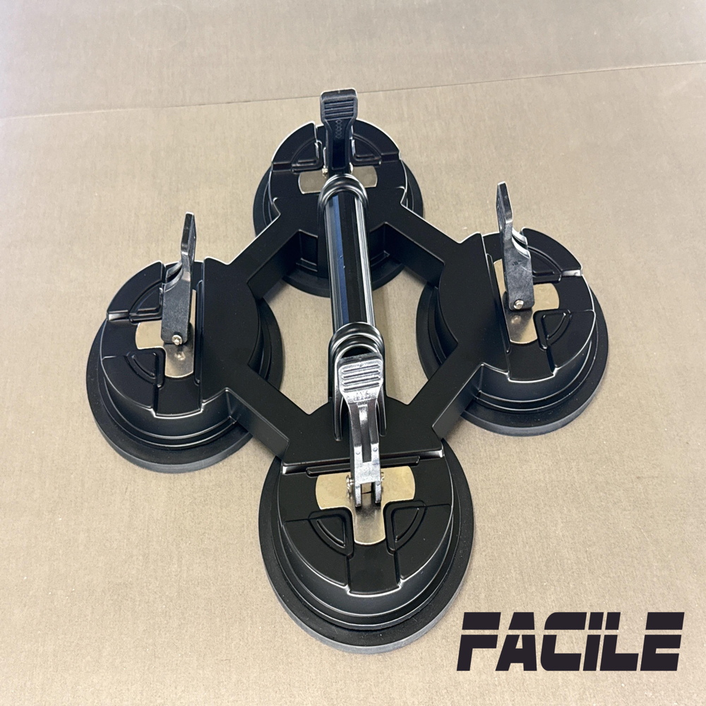 Heavy Duty Vacuum 4 Cup Suction Lifter