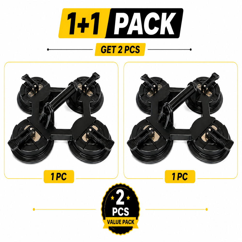 Heavy Duty Vacuum 4 Cup Suction Lifter