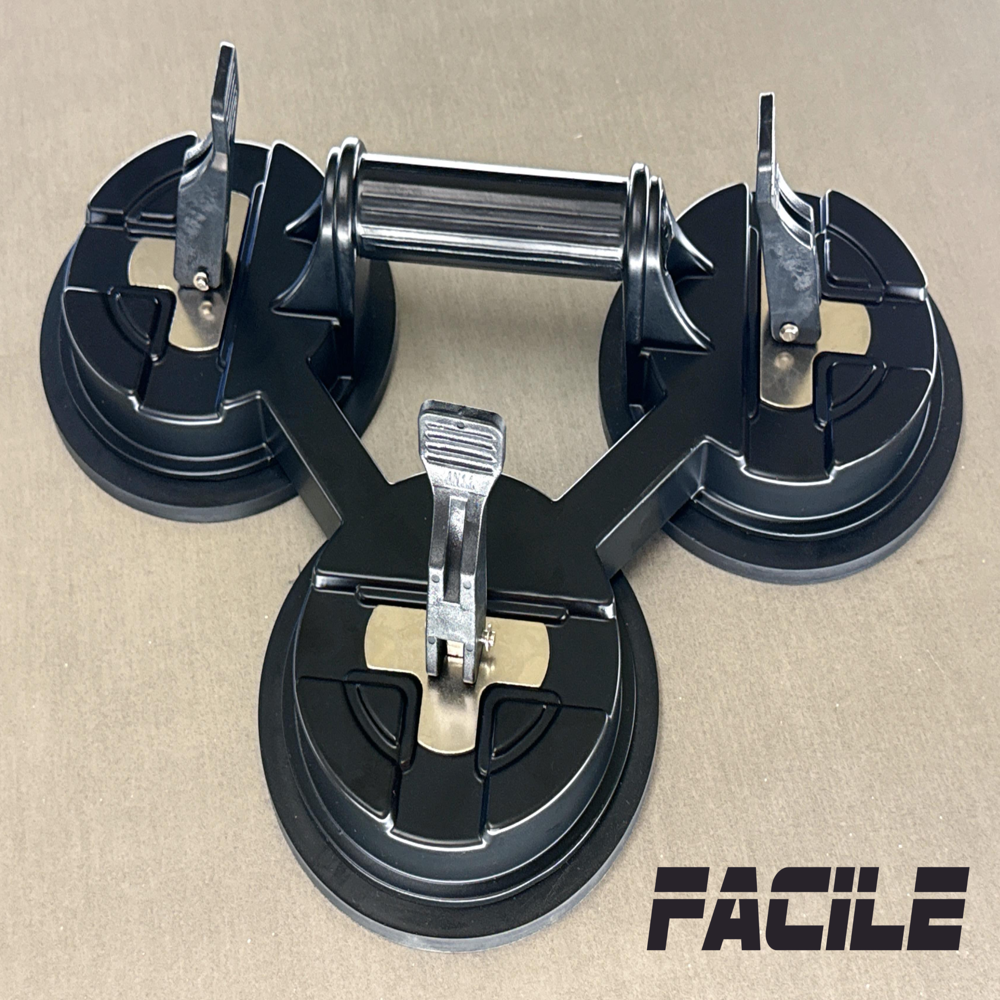 Heavy Duty Tile Lifting Triple Suction Cup
