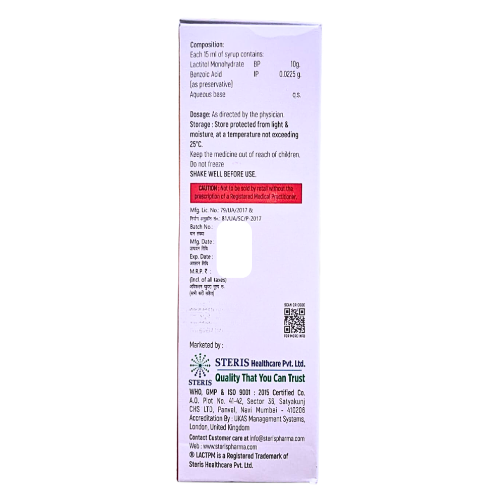 Lactitol Monohydrate Syrup 66.67% w/v
