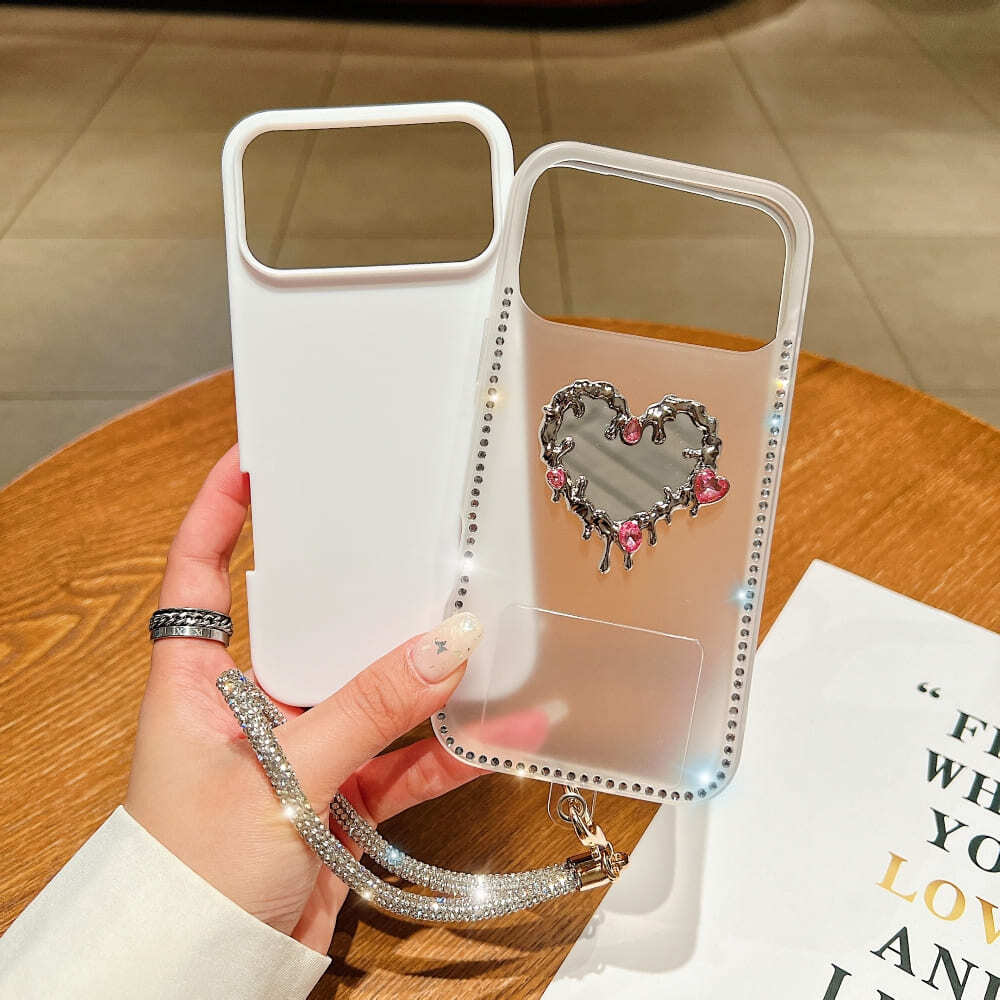 Mobile Sweetheart Sparkle Mirror Phone Case