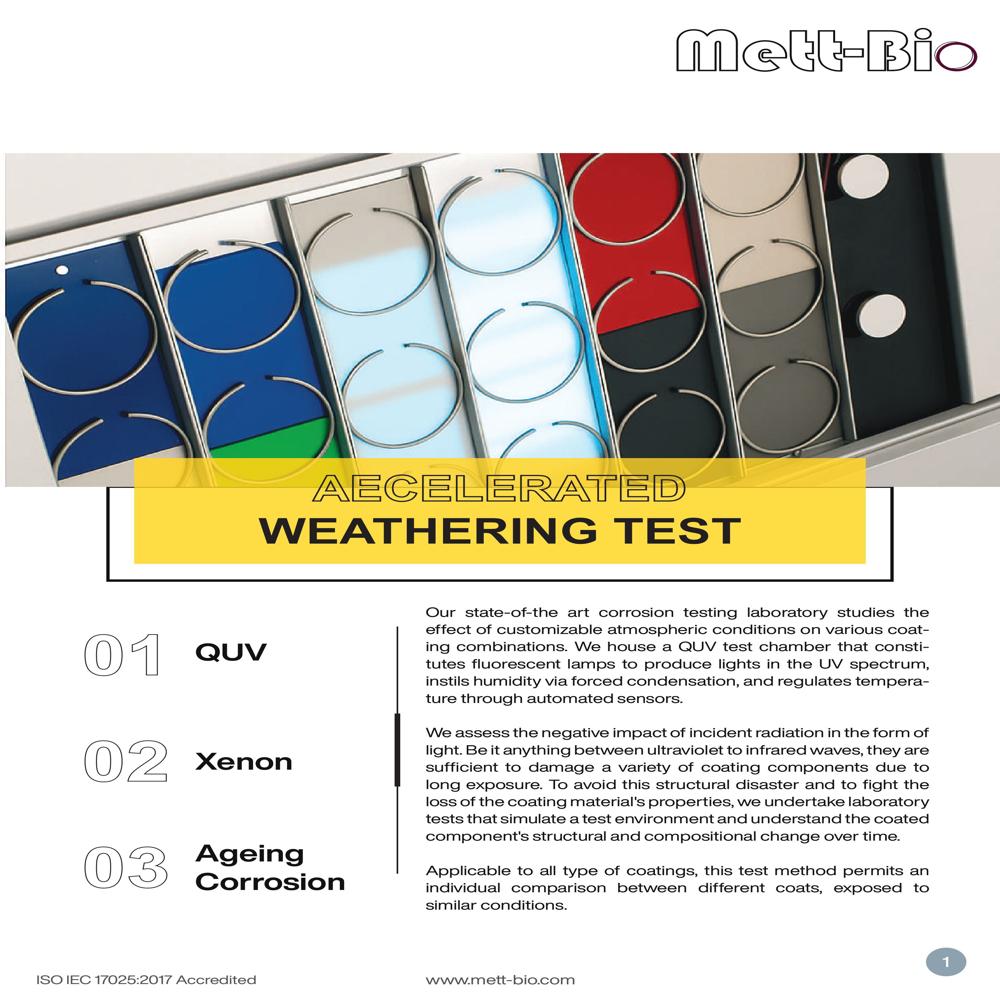 Accelerated Weathering Testing Services