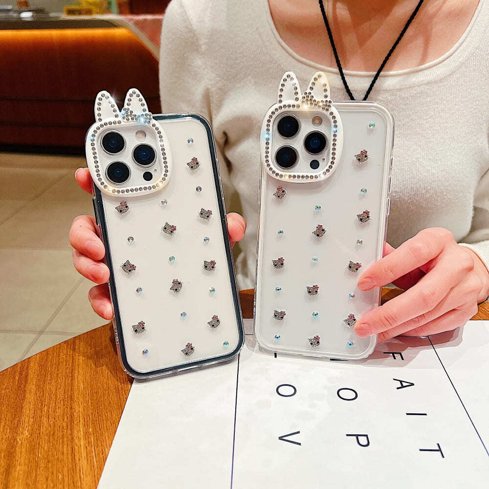 Mobile Diamond Meow Luxe Phone Case