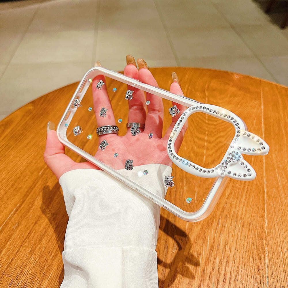 Mobile Diamond Meow Luxe Phone Case