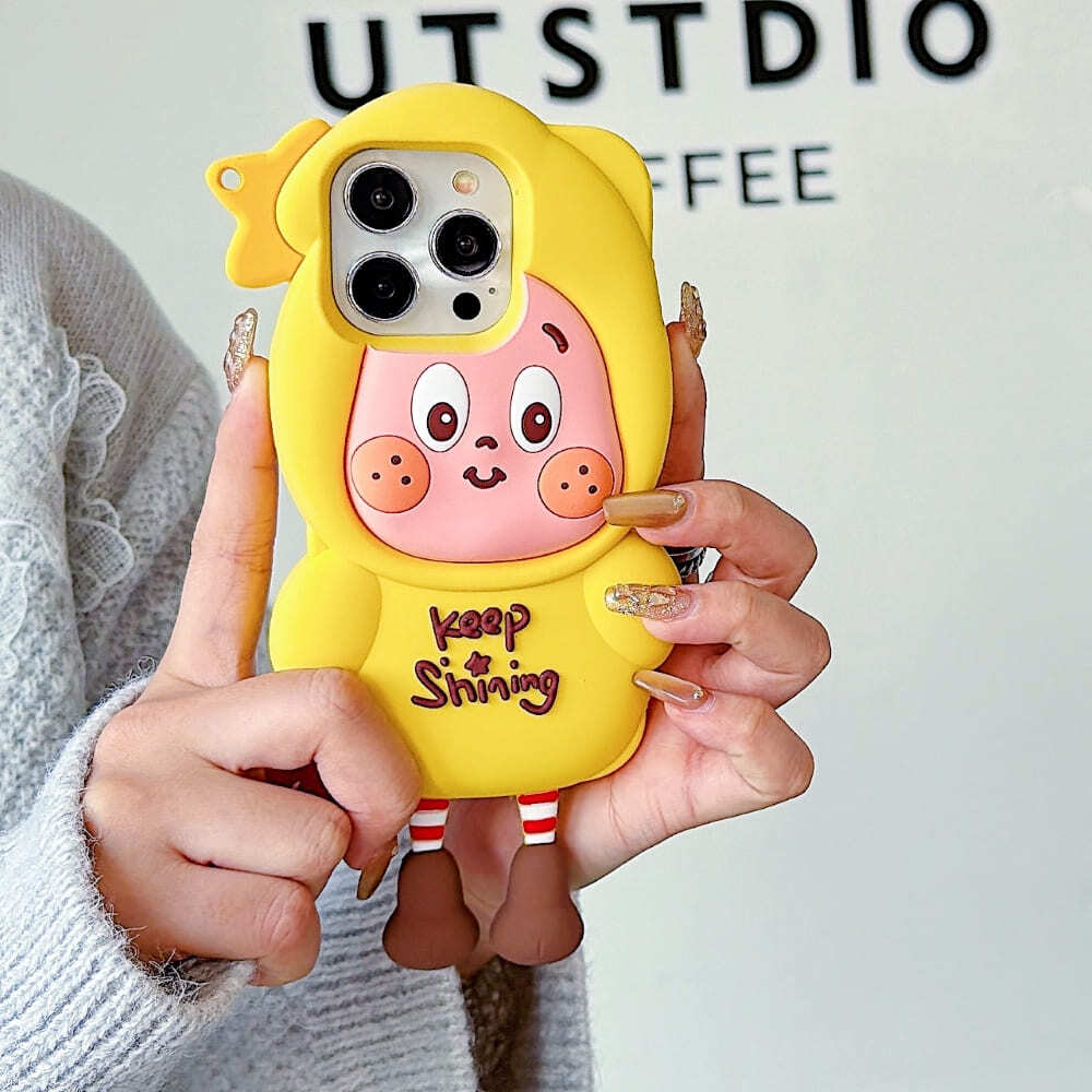 Mobile Yellow Joy Protective Phone Case
