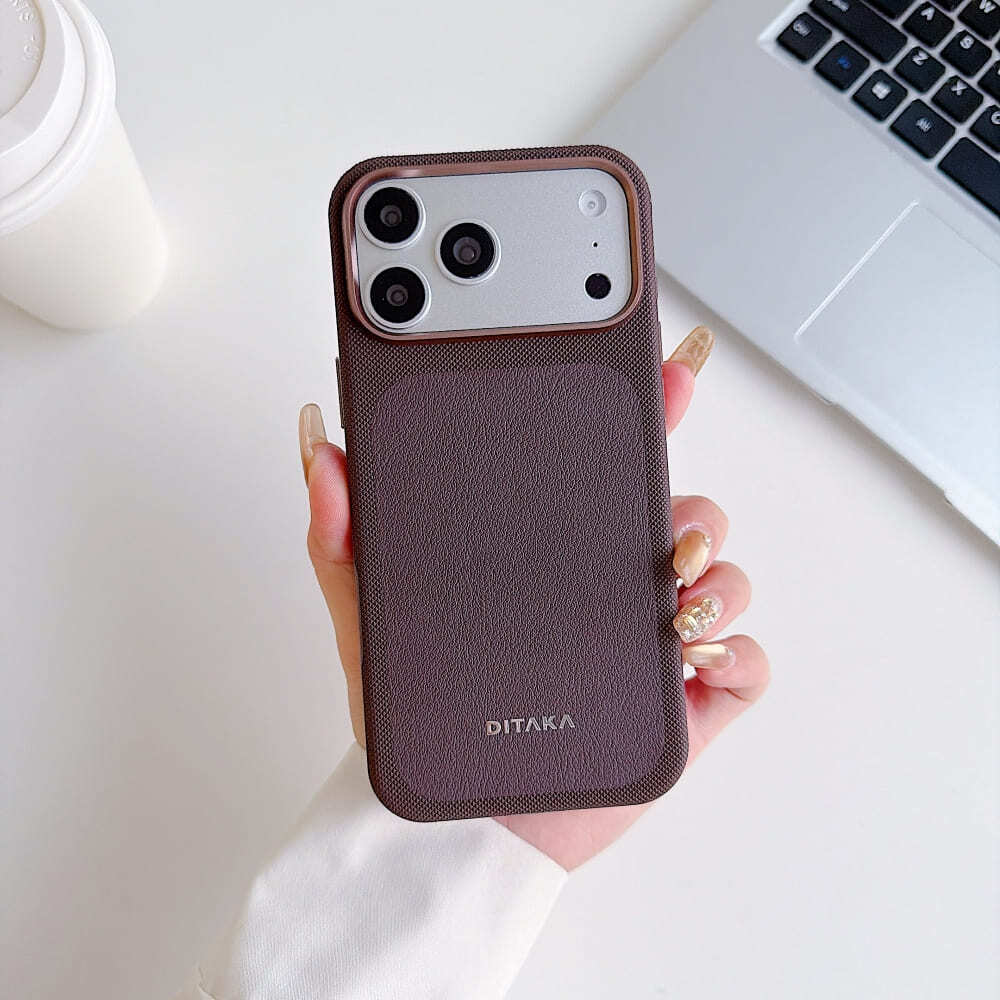 Dark Brown Signature Panel Phone Case