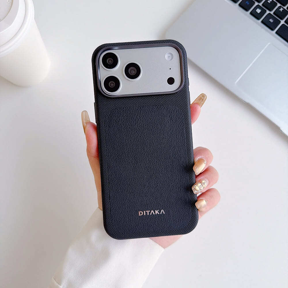 Black Signature Panel Phone Case