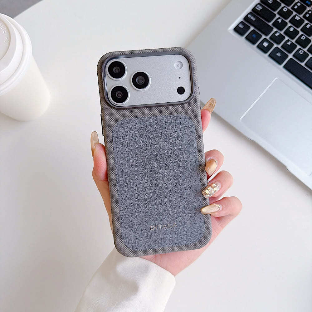 Grey Signature Panel Phone Case