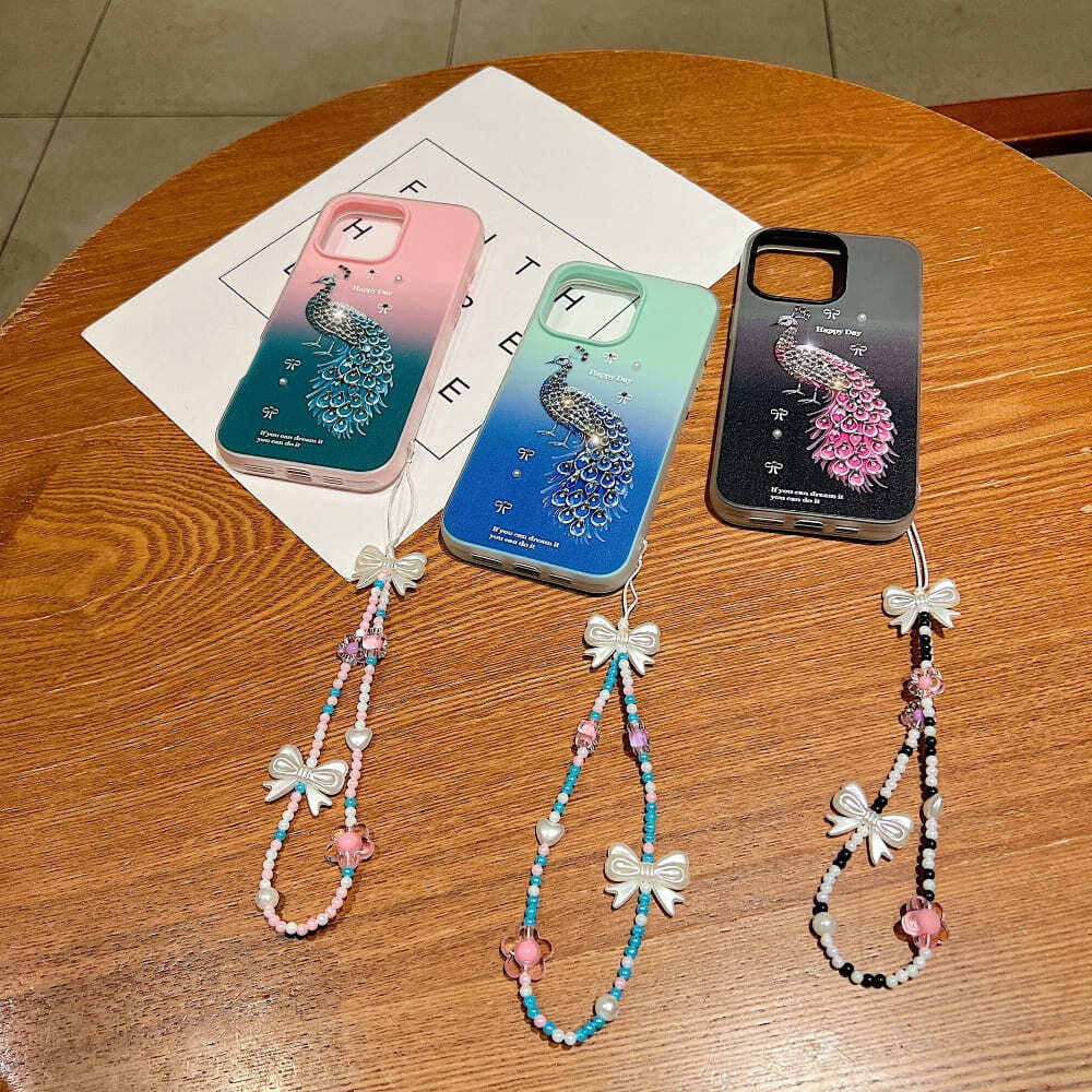 Mobile Peacock Glam Phone Case