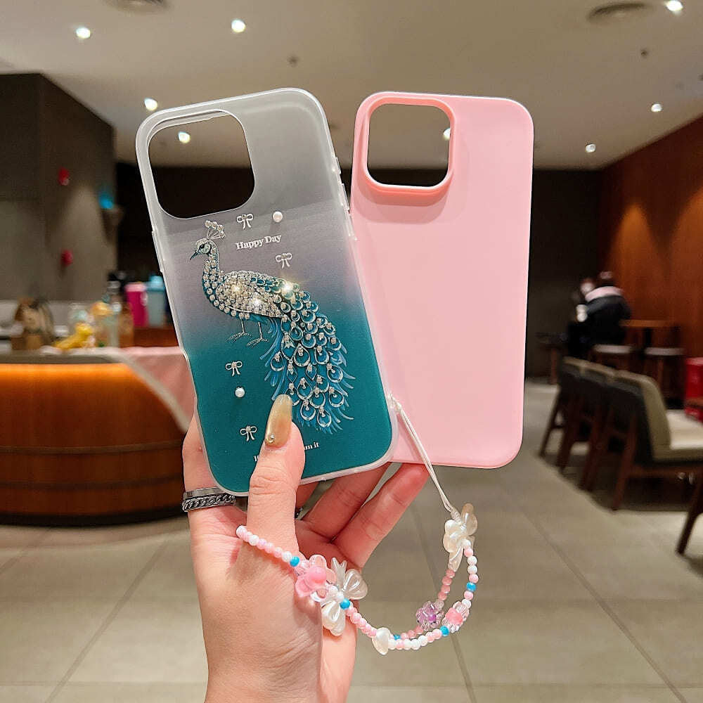 Mobile Peacock Glam Phone Case