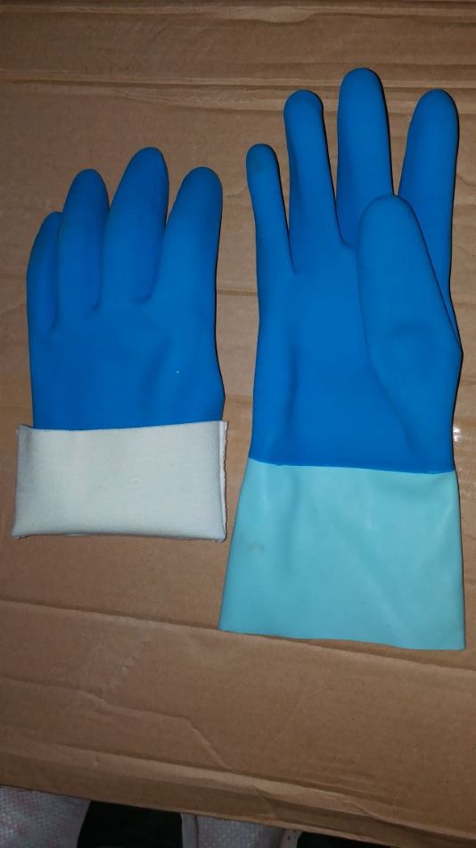 Rubber Supported Hand Gloves