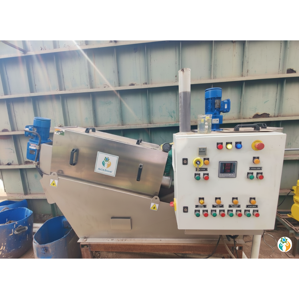 Sludge Dewatering Solution For Clogging And High Water Consumption In Stp Etp - Application: Industrial