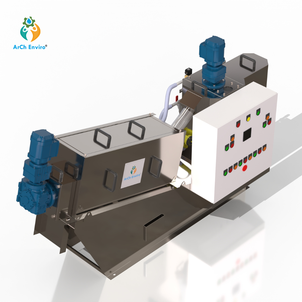 Sludge Dewatering Solution For Clogging And High Water Consumption In Stp Etp - Application: Industrial