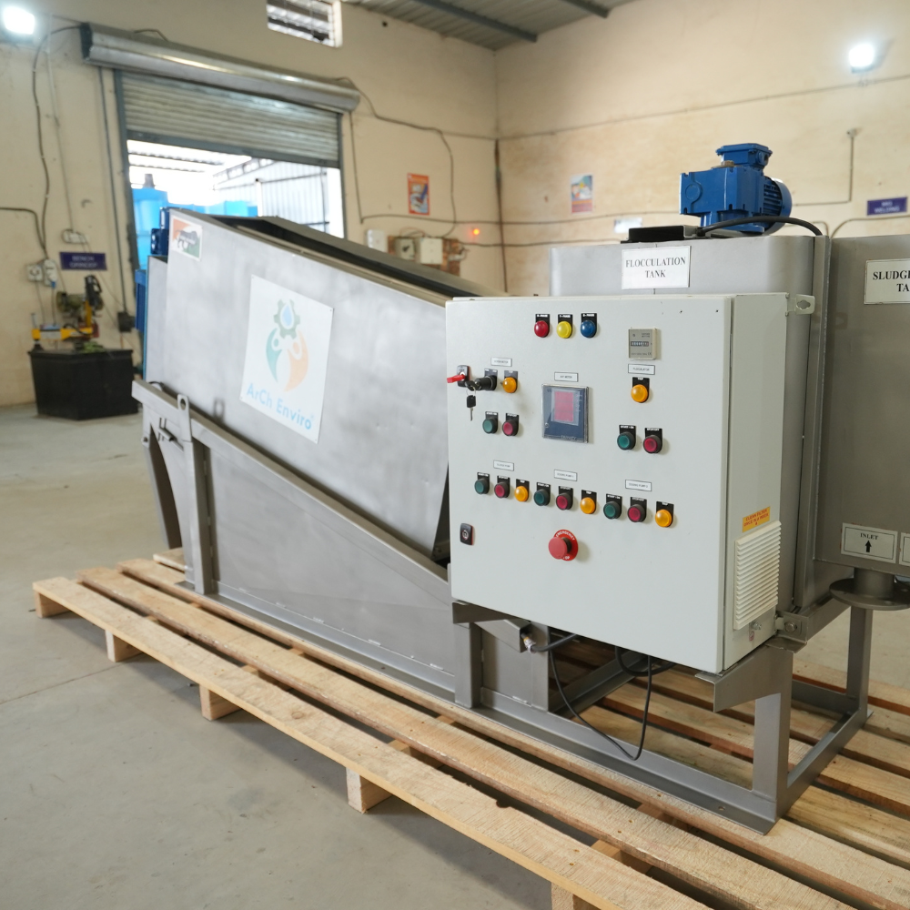 Sludge Dewatering Solution For Clogging And High Water Consumption In Stp Etp - Application: Industrial