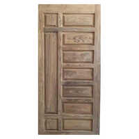 Wooden Bedroom Singal Door - Design: Panel Design With Carved Pattern