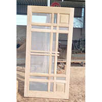 Wooden Main Gate Jali Door - Color: Natural Wood Brown