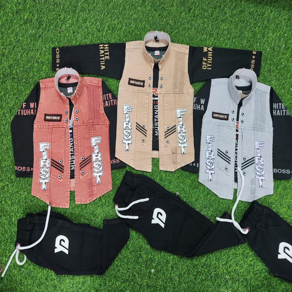 Boys Printed Winter Wear Co-Ord Set