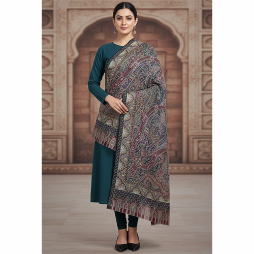 Cashmere Pashmina Kalamkari Shawls