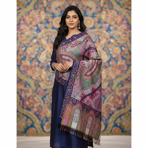 Cashmere Pashmina Kalamkari Shawls
