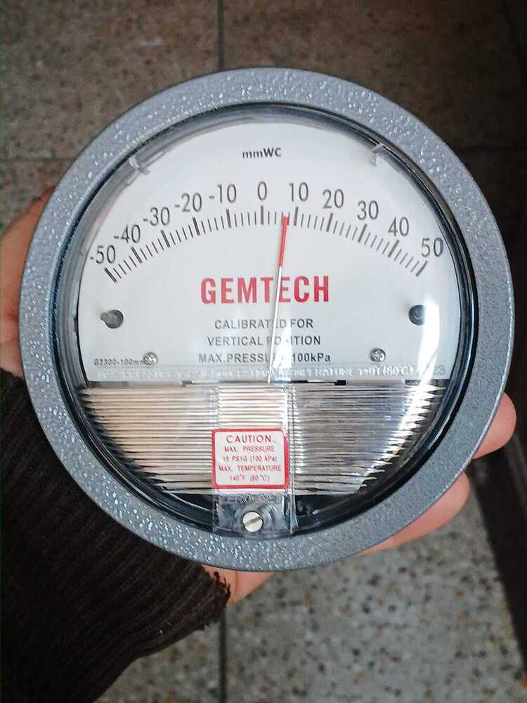 GEMTECH DIFFERENTIAL PRESSURE GAUGE FROM Ghatkopar Industrial Estate Mumbai Maharashtra