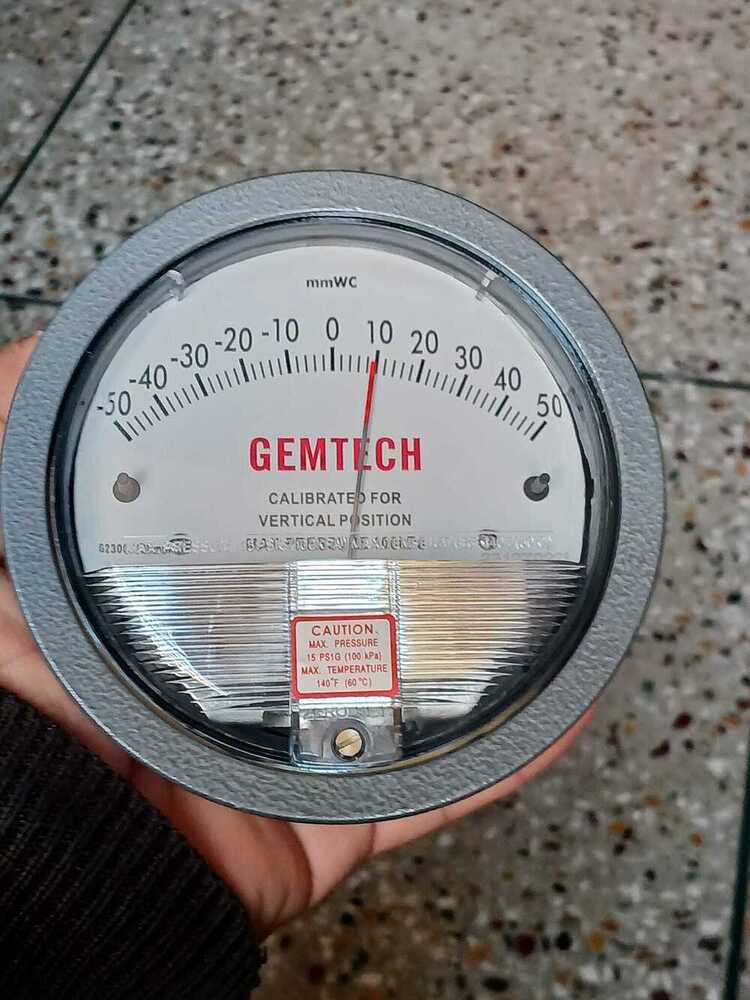 GEMTECH DIFFERENTIAL PRESSURE GAUGE FROM Ghatkopar Industrial Estate Mumbai Maharashtra