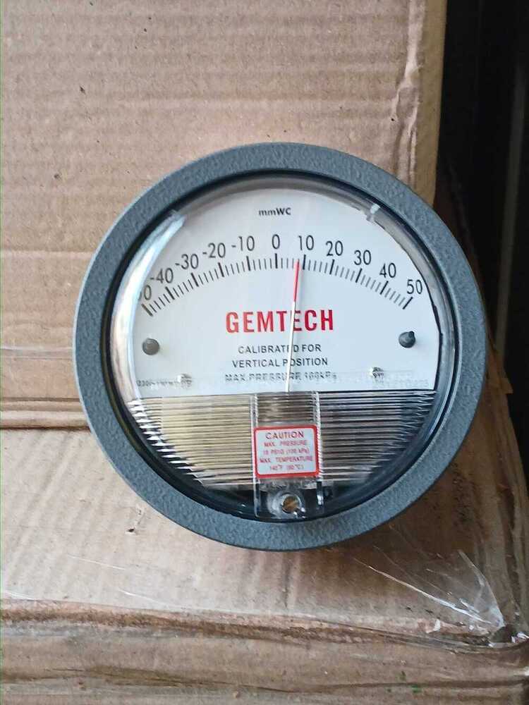 GEMTECH DIFFERENTIAL PRESSURE GAUGE FROM Ghatkopar Industrial Estate Mumbai Maharashtra