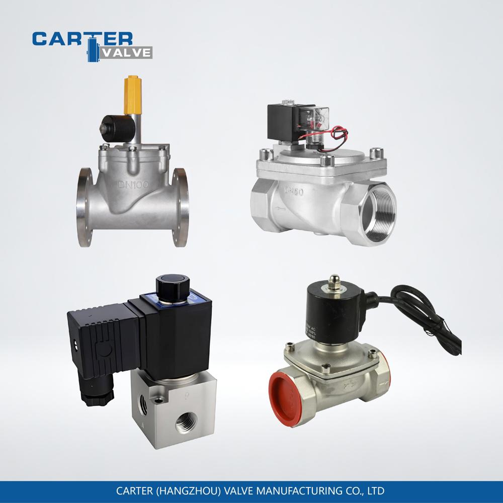 Solenoid Valve / Pilot Operated Solenoid Valve, Brass, Threaded, Solenoid Actuated, Pilot Operated Structure, Gas/Steam, DIN Standard