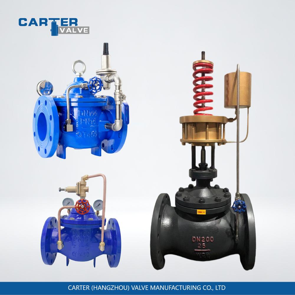 Pressure Reducing Valve / Pilot Operated Pressure Reducing Valve, Stainless Steel, Flanged, Pilot Operated, Pilot Control Structure, Gas/Oil, ASME B16.34 Standard