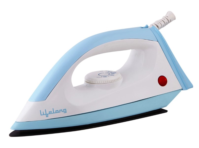 Lifelong Lldi09 Dry Iron, 1000W, 180 Degree Blue - Dimension (L*W*H): 89.9L X 25.8W  Centimeter (Cm)