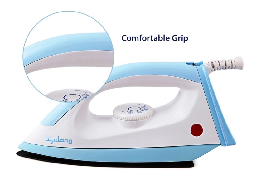 Lifelong LLDI09 Dry Iron, 1000W, 180 Degree Blue