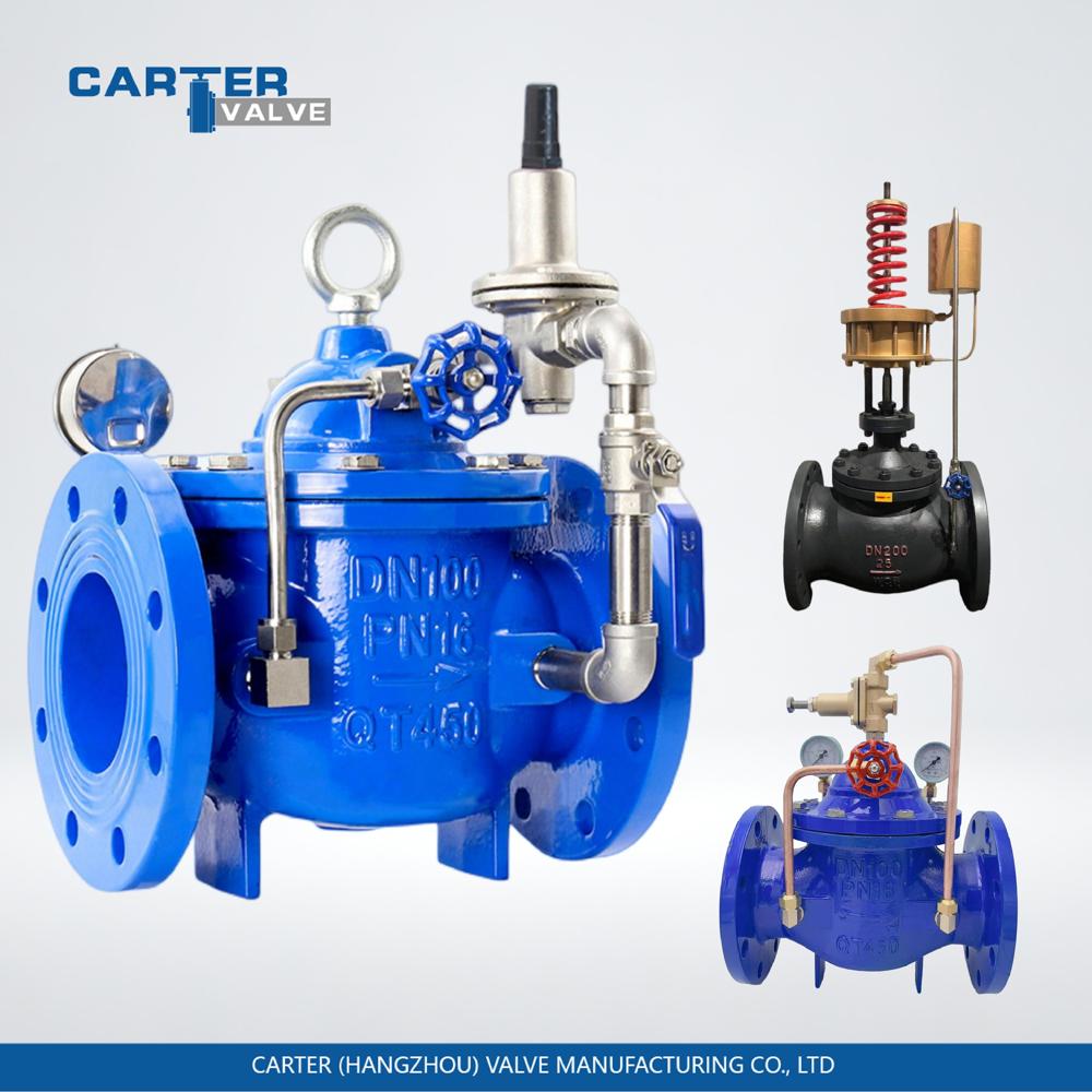 Pressure Reducing Valve / Direct Acting Pressure Reducing Valve, Brass, Threaded, Self Operated, Direct Acting Structure, Air/Water, DIN Standard