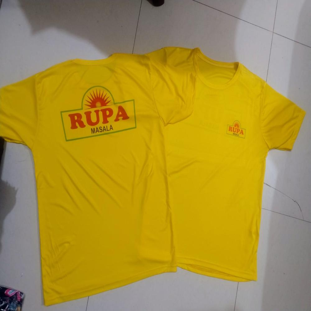 White Round Neck Promotional T Shirt