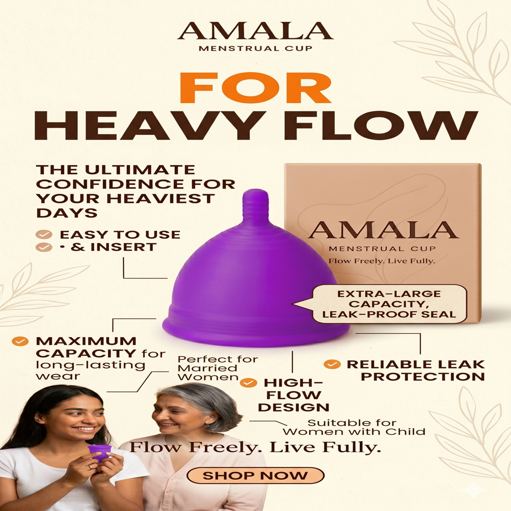 menstrual cup best for heavy flow