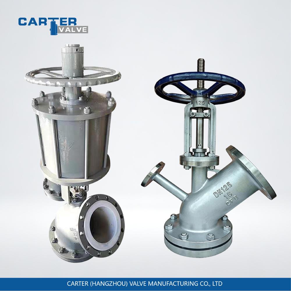 Discharge Valve / Angle Bottom Valve, Alloy Steel, Butt Weld, Electric ...