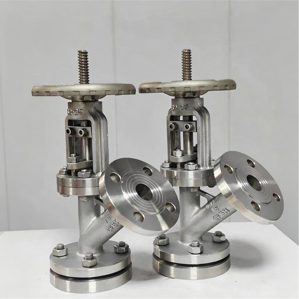 Discharge Valve / Angle Bottom Valve, Alloy Steel, Butt Weld, Electric Actuated, Angle Type Structure, High Temperature Liquid, API Standard