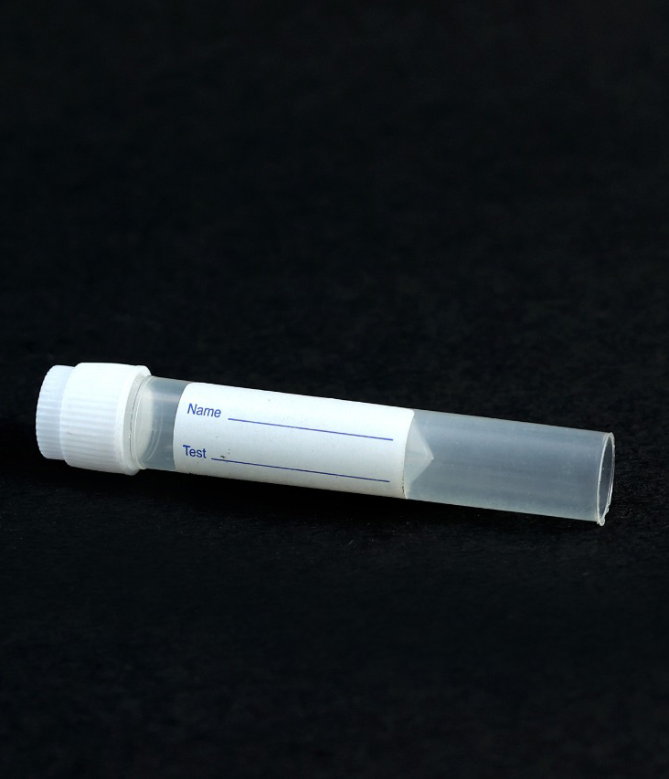 White False Bottom Tube