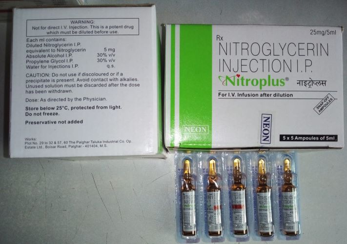Nitroglycerininjection Ip - Feature: High Quality