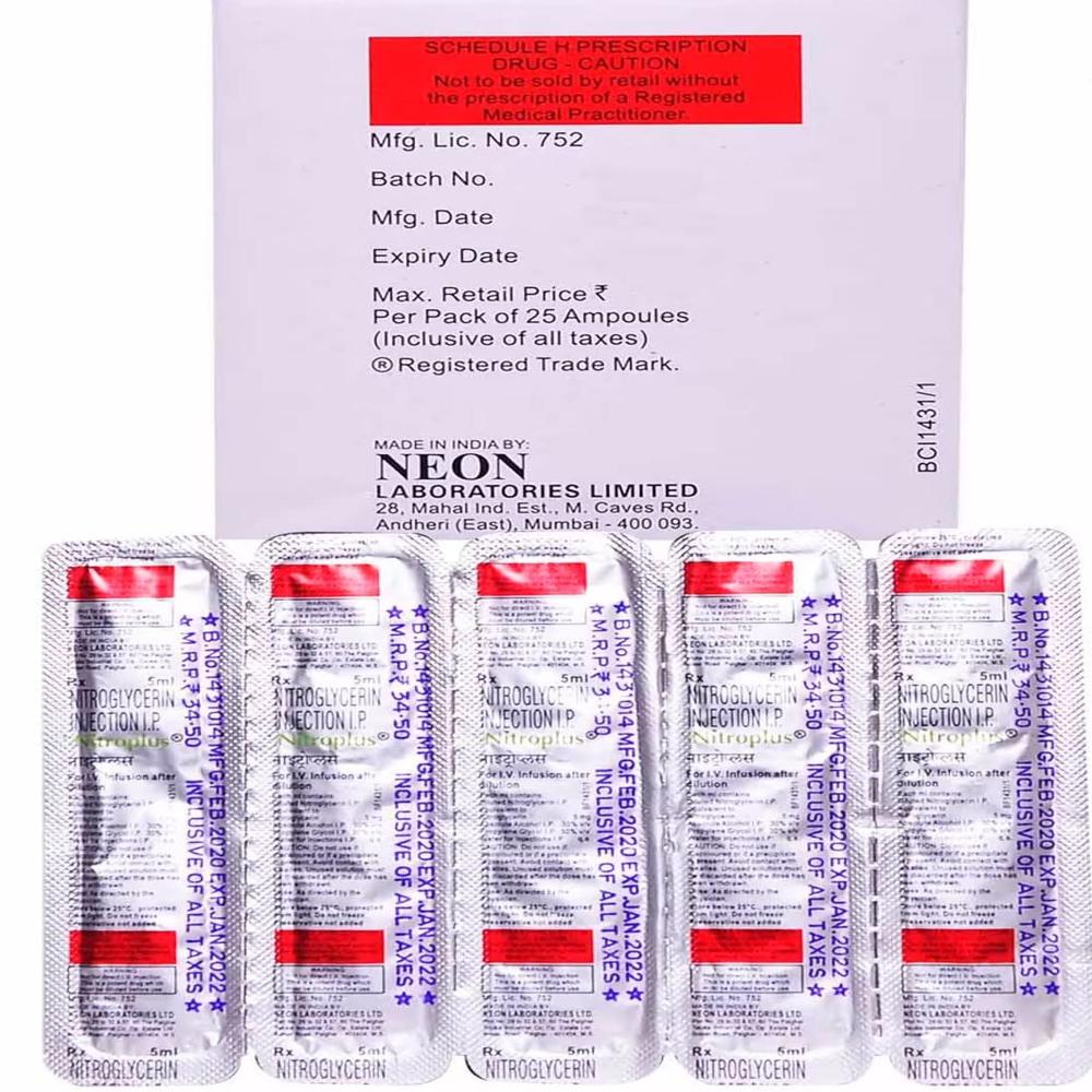 Nitroglycerininjection Ip - Feature: High Quality