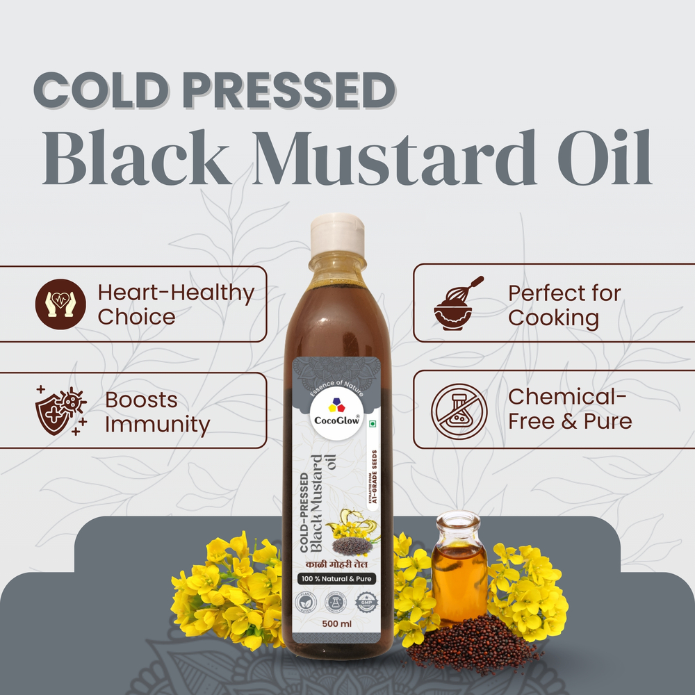 Cold Pressed Black Mustard Oil 500ml