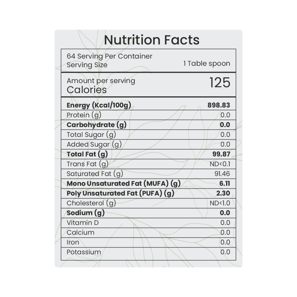 Cold Pressed Black Mustard Oil 500ml